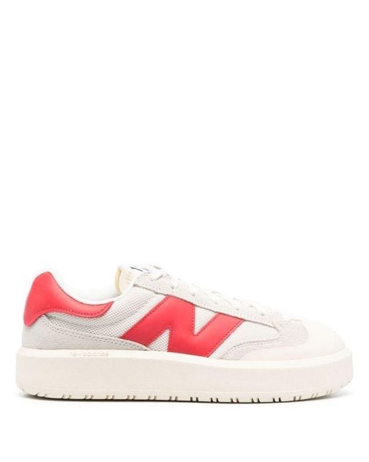 New Balance Leather Ct302 Laceup Sneakers in Pink for Men Save 24 Lyst UK