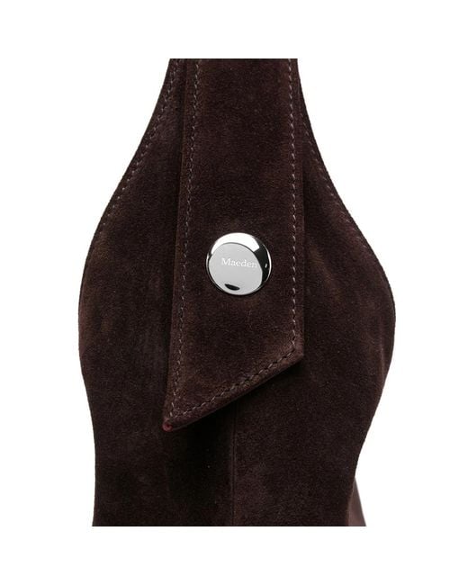 Maeden Black Monday Suede Shoulder Bag