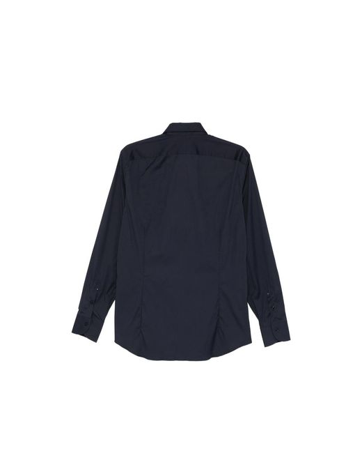 Mazzarelli Blue Long-Sleeves Shirt for men