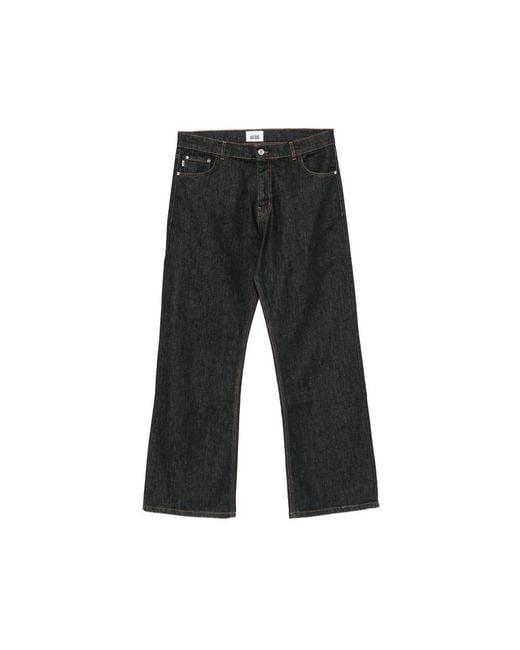 Gcds Black Topstitch Jeans for men