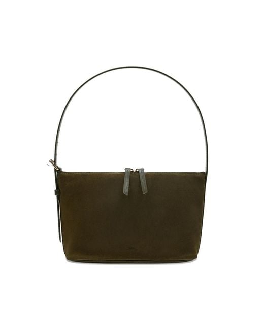 A.P.C. Green Shoulder Bags