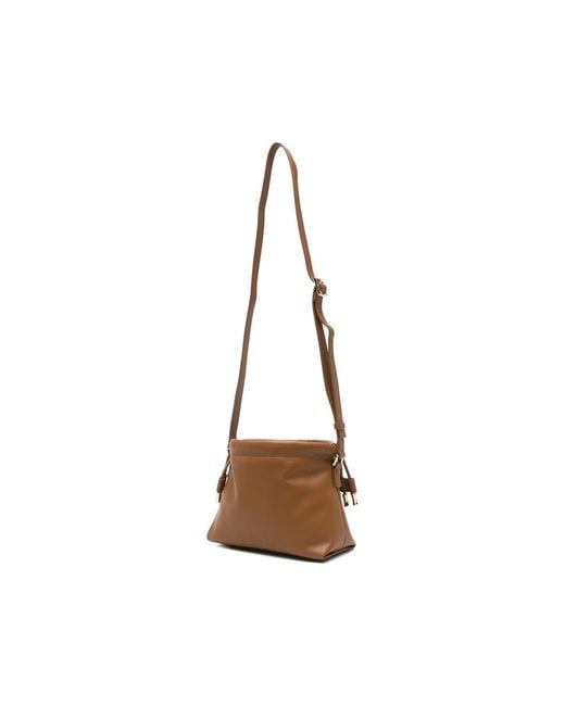 A.P.C. Brown Drawstring Bag With Adjustable Strap