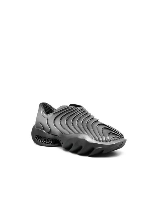 ALIVEFORM Gray Stratum Fang Trainers for men