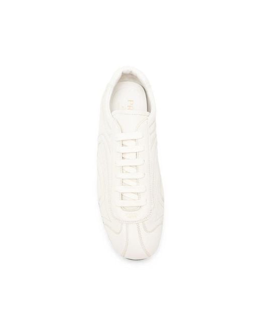Prada White Neutrals Trainers for men