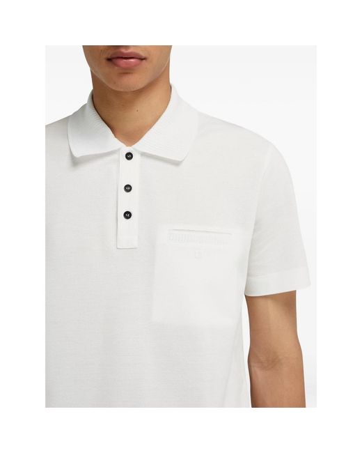 Ferragamo White Polo Shirts for men