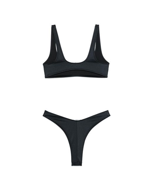 VENUJA Black Stretch-Design Bikini