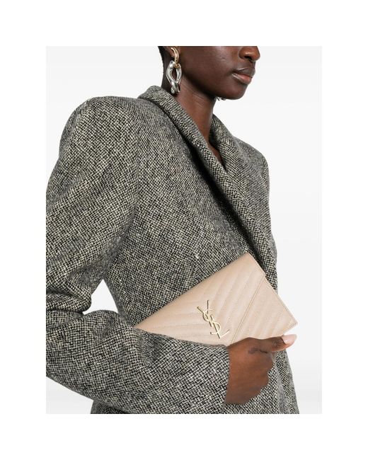 Saint Laurent Natural Neutrals Shoulder Bags