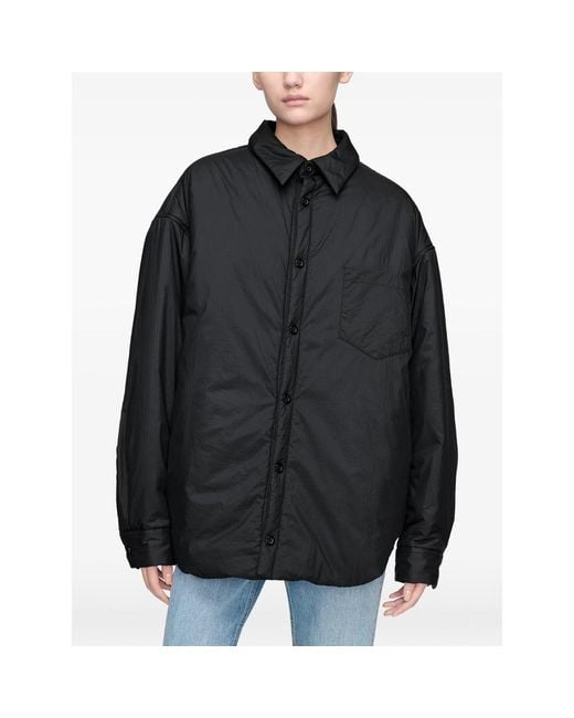 Maison Margiela Black Oversized Padded Jacket