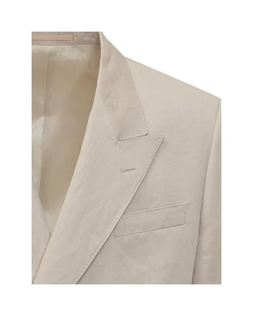 Beckham X Boss Gray X Beckham Slim-Fit Jacket With Micro Pattern for men