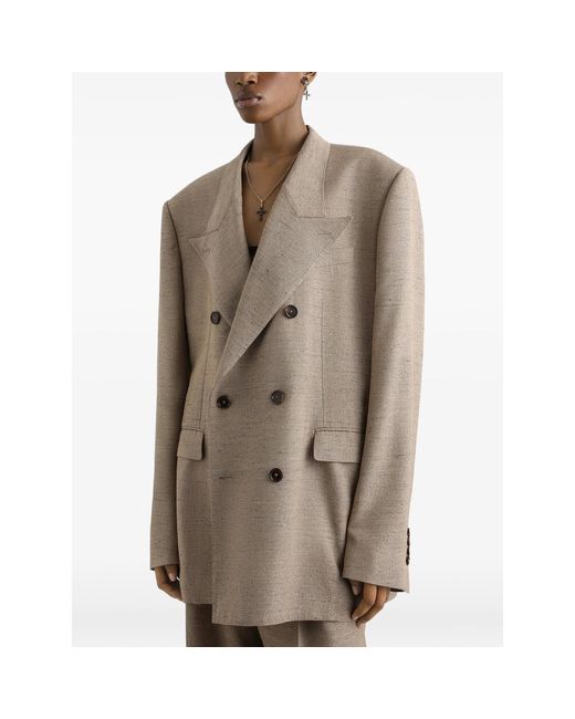 Dolce & Gabbana Natural Dolce & Gabbana Neutrals Jackets