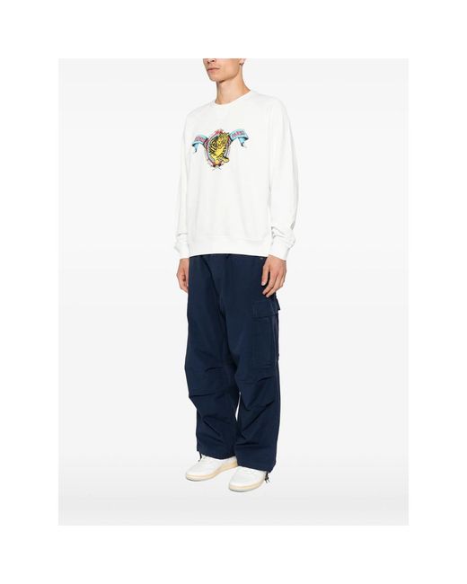 KENZO White Tiger Academy Sweatshirt for men