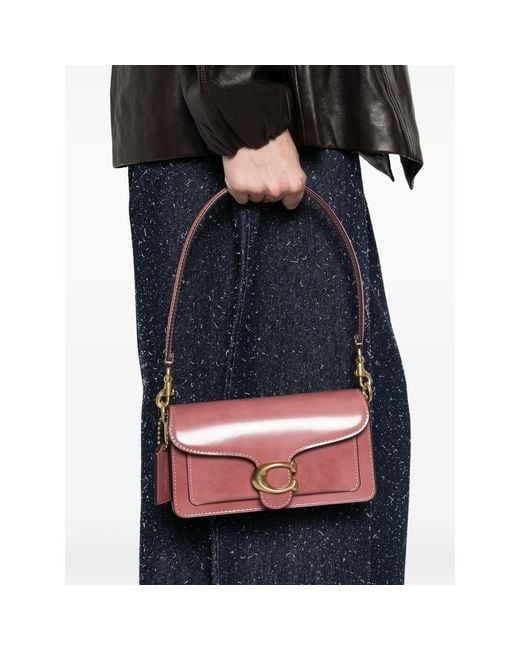 COACH Purple 20 Tabby Shoulder Bag