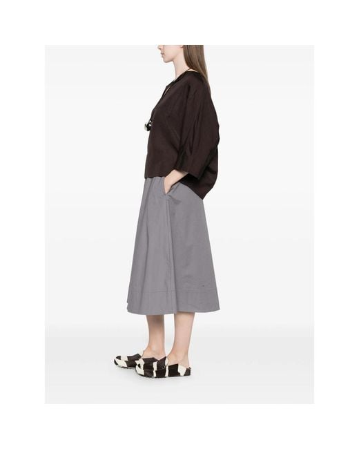 Soeur Brown Ilona V-Neck Short-Sleeve Blouse