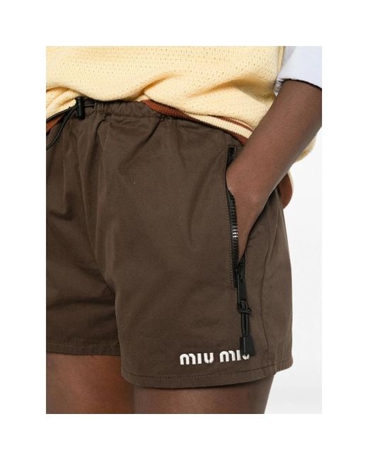 Miu Miu Brown Trousers