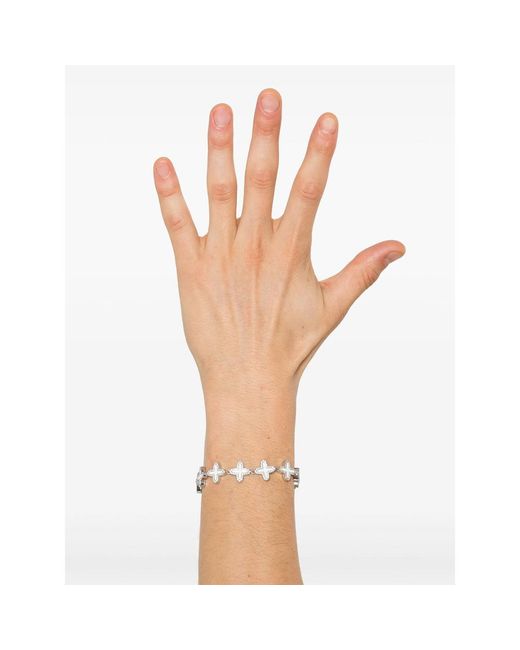 DARKAI Metallic Clover Bracelet for men