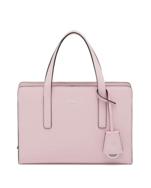 Prada Pink Re-Edition 1995 Brushed-Leather Mini Handbag