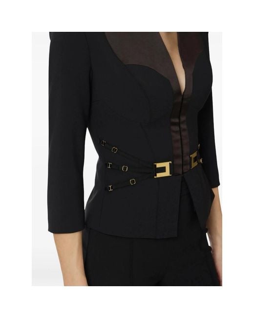 Elisabetta Franchi Black Jacket