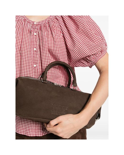 MARGE SHERWOOD Brown Dumpling Ew Shoulder Bag