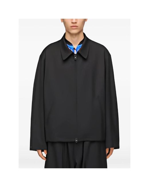 Y-3 Black Tailored Zip-Up Jacket for men