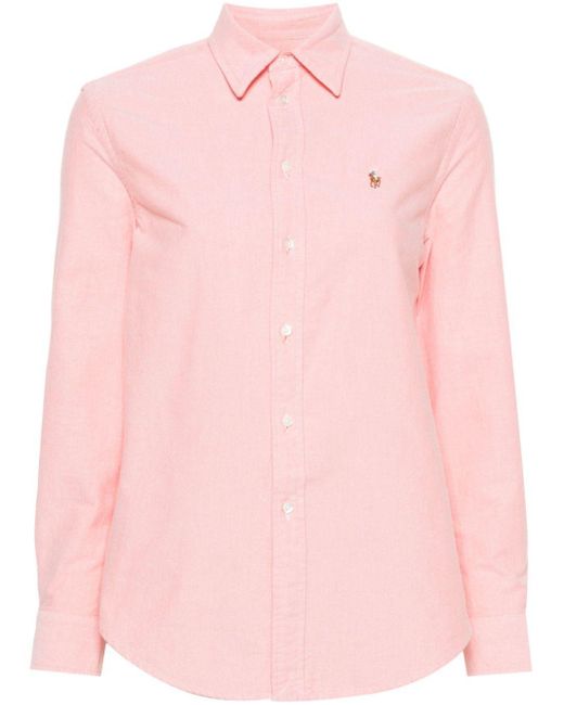 Polo Ralph Lauren Pink Patterned Cotton Shirt