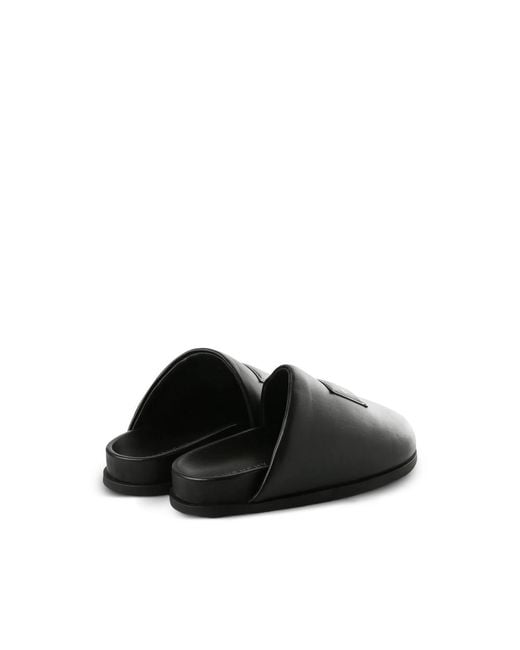 Givenchy Black Leather Mules
