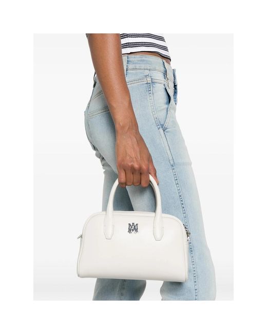 Amiri White Tote Bags