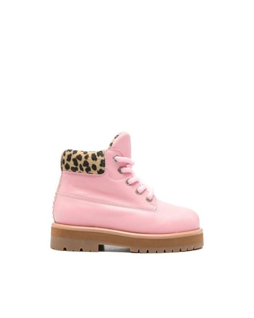 PDF Pink Strada Low Cheetah-Print Boots for men
