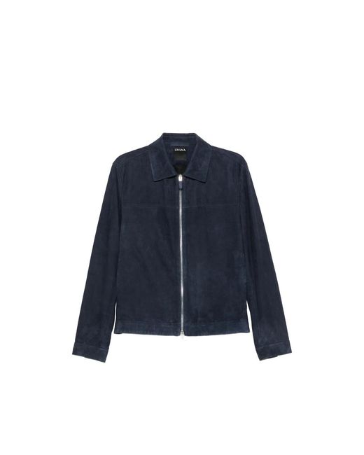 Zegna Blue Jackets for men