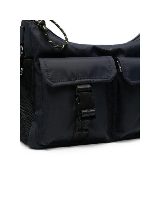 A.P.C. Black Shoulder Bags for men
