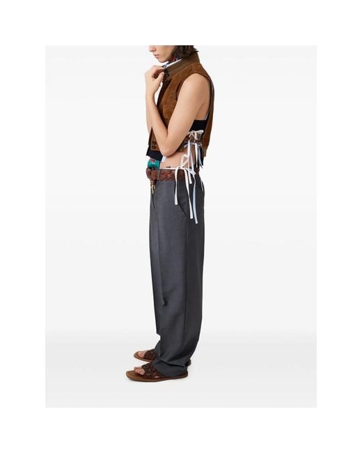 Miu Miu Gray Trousers