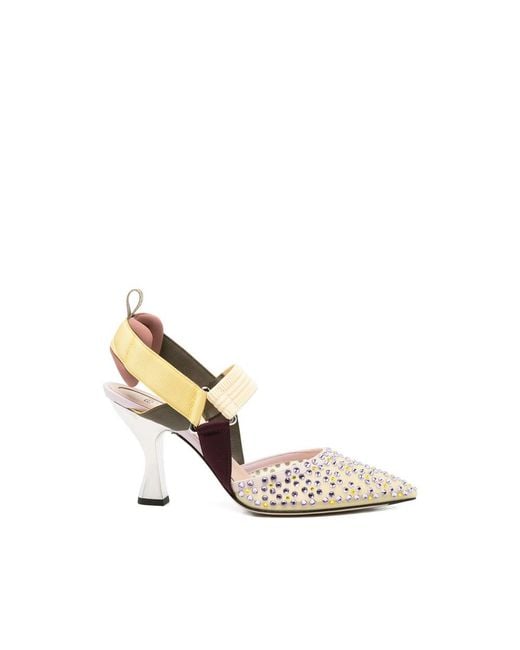 Fendi Metallic Neutrals Shoes