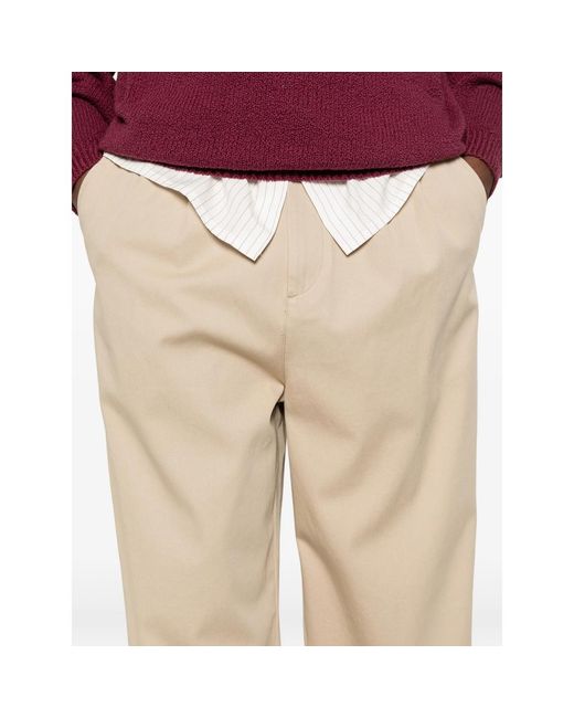 A.P.C. Natural Straight Trousers for men