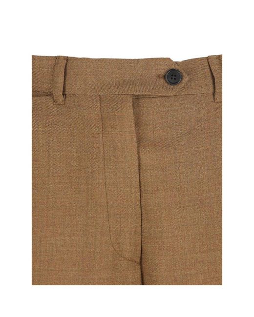 Prada Natural Neutrals Trousers