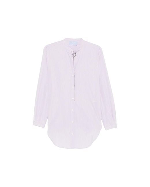 Seafarer White Liona Striped Shirt