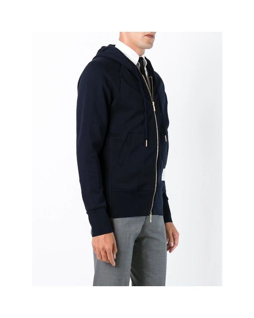 Thom Browne Blue Zip-Throughs for men