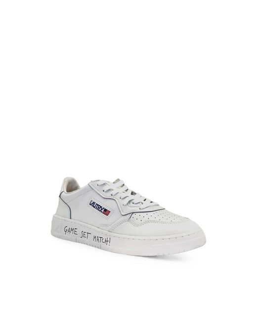 Autry White Sneakers for men