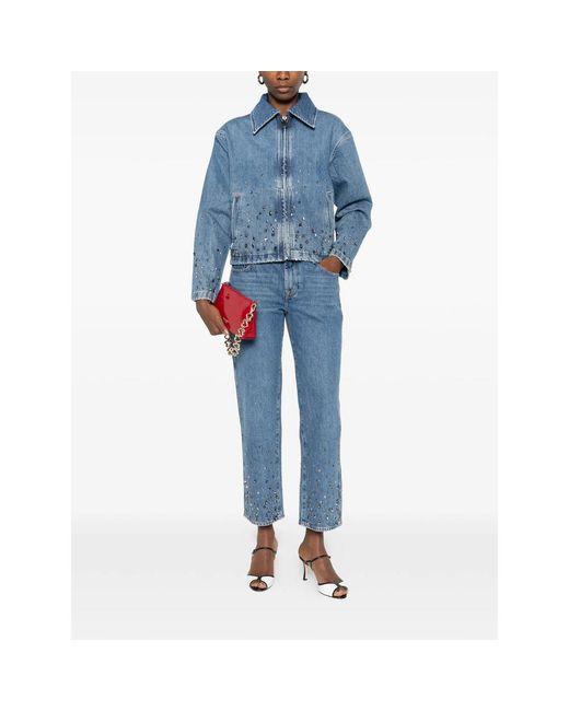 7 For All Mankind Blue Outerwears