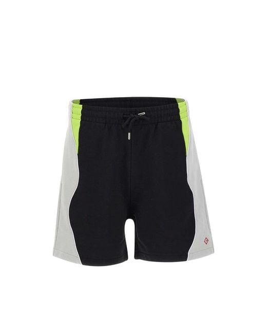 Casablanca Black Track Shorts for men