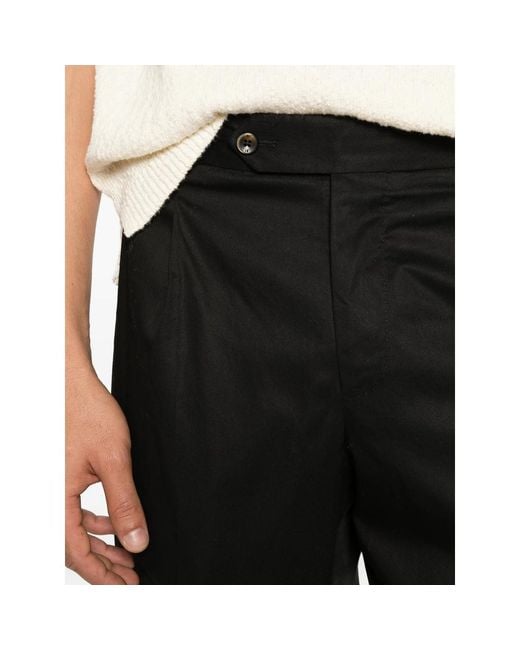 PT Torino White Pleated Shorts for men