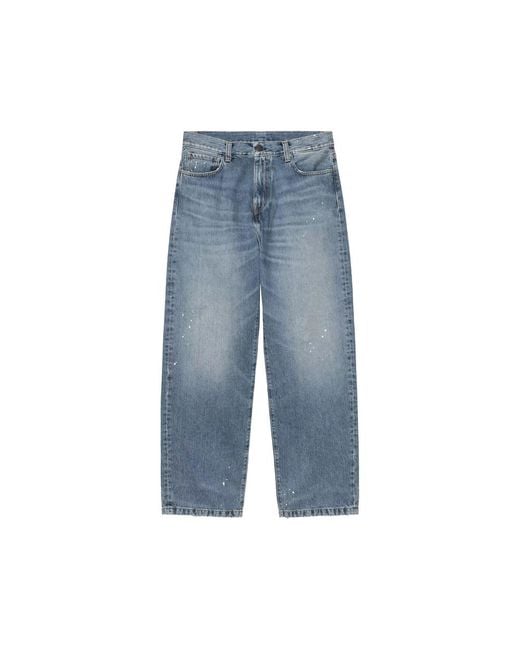 Carhartt Blue Landon Distressed Denim Jeans for men