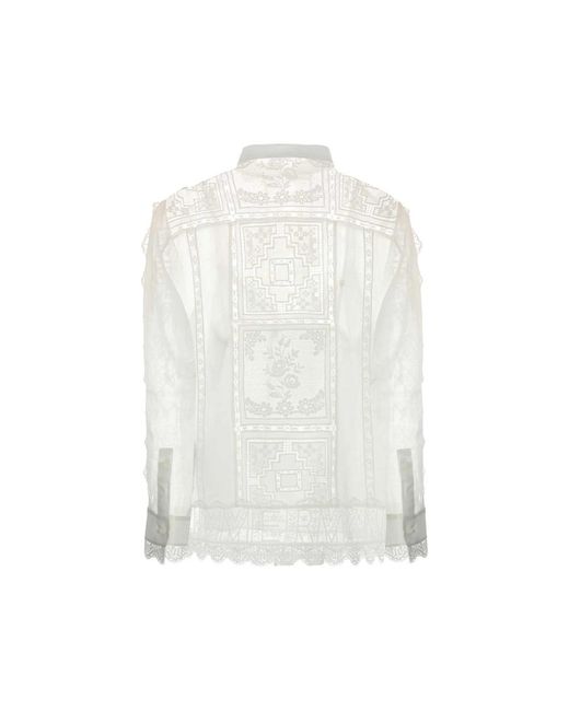 Zimmermann White Neutrals Tops