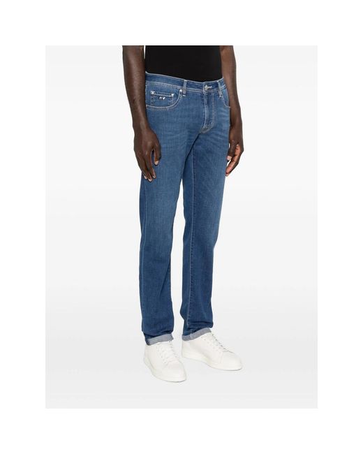 Tramarossa Blue Michelangelo Jeans for men