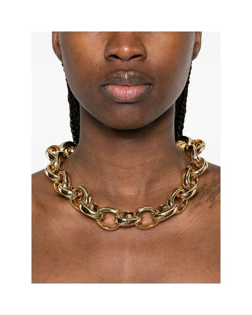 Joseph Metallic Chain-Link Necklace