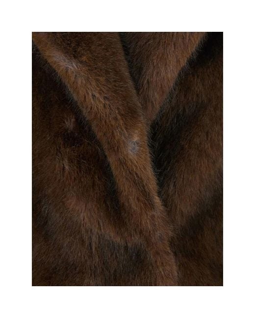 VALENTINI 1972 Brown Faux-Fur Jacket