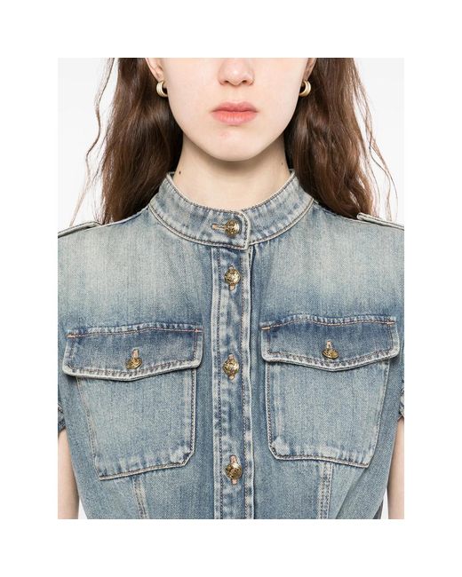 McQueen Blue Dresses