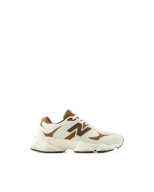 New Balance White 9060 Sneakers for men