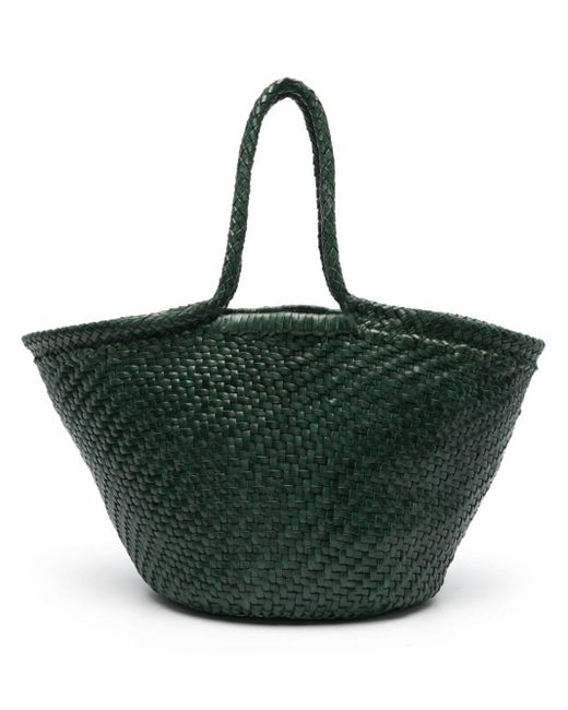 Dragon Diffusion Green Martha Leather Bucket Bag