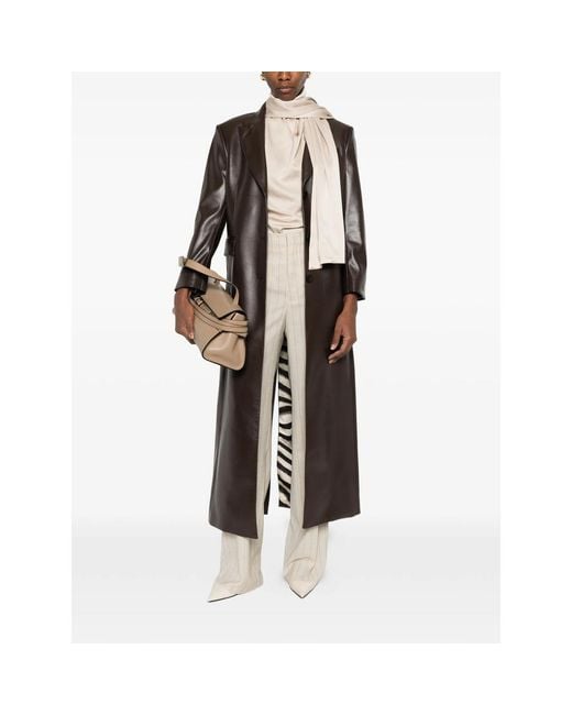 Eraldo Brown Buttoned Coat