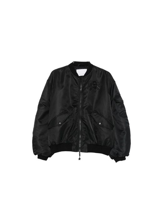 CECILIE BAHNSEN Black Bow-Detail Ruched Jacket