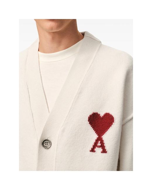 AMI White Cardigans for men
